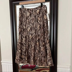 ANDRE OLIVER A-LINE Full Vintage Circle Skirt Size‎ 10